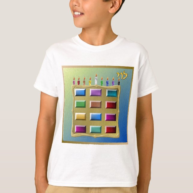 Camiseta Judaica 12 Tribus Israel Levi (Anverso)