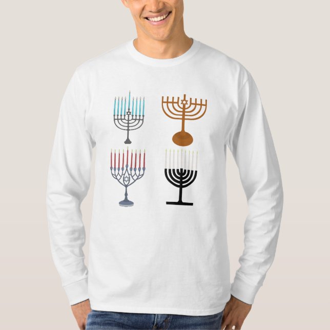 Camiseta Judaísmo Hanukkah Religión judía (Anverso)