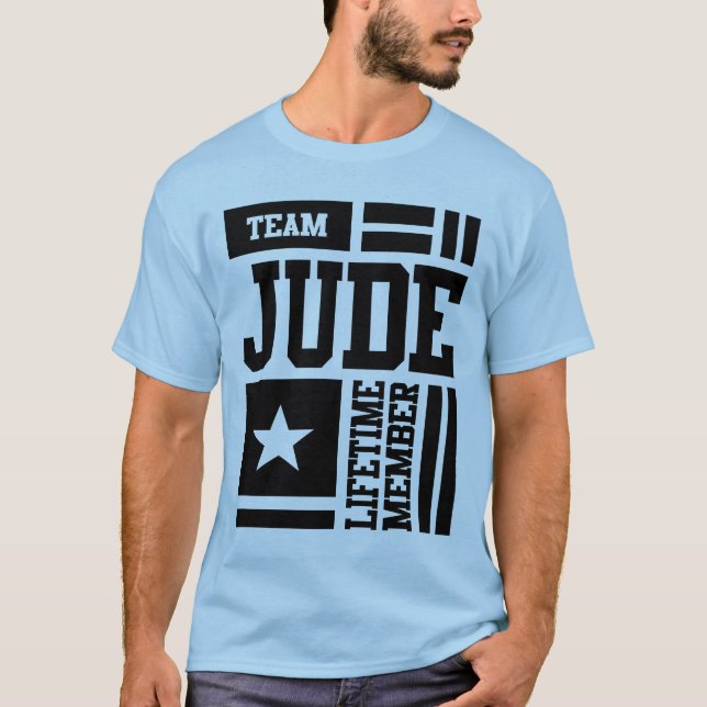 Camiseta Jude Nombre Personalizado Regalo de cumpleaños (Anverso)