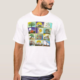 Camiseta Judea 12 Tribus De Los Grupos De Arte De Israel