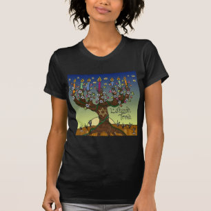 Camiseta Judea L'shanah Tovah Árbol De La Vida Aparato De R