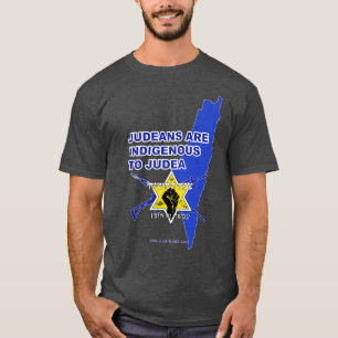 Camiseta "Judeans Son Indígenas En Judea" (Gris)