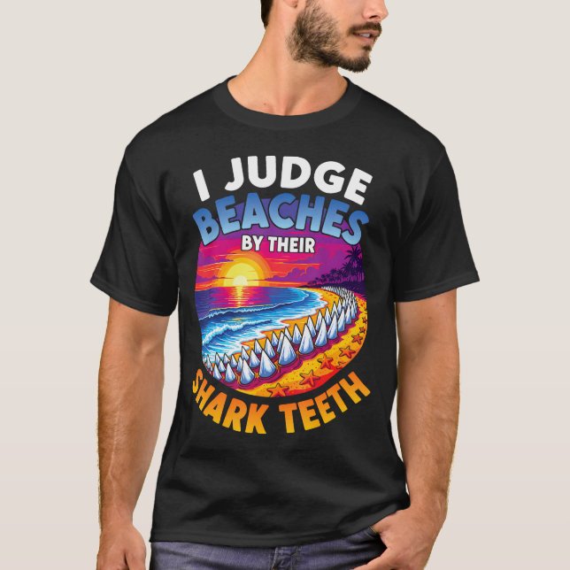 Camiseta Judge Beaches By Shark th Fossil Collecting (Anverso)