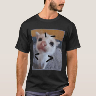 Camiseta Judgy Kitty Funny Cat Lover Angry Kitten Meme Cute