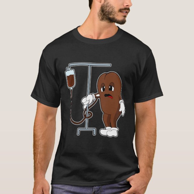 Camiseta Judía de café con café (Anverso)