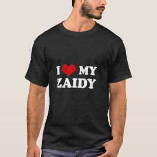 Camiseta judía divertida que amo a mi abuelo Zaidy