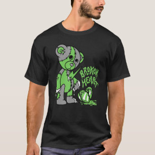 Camiseta Judía Verde 5s Perdedor Corazón Goteo 5 Retro Judí