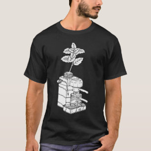 Camiseta Judías de planta de café y Mug Pocket Espresso Bar