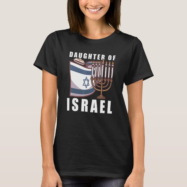 Camiseta Judío israelí Patrimonio judío Israel judío judío (Anverso)