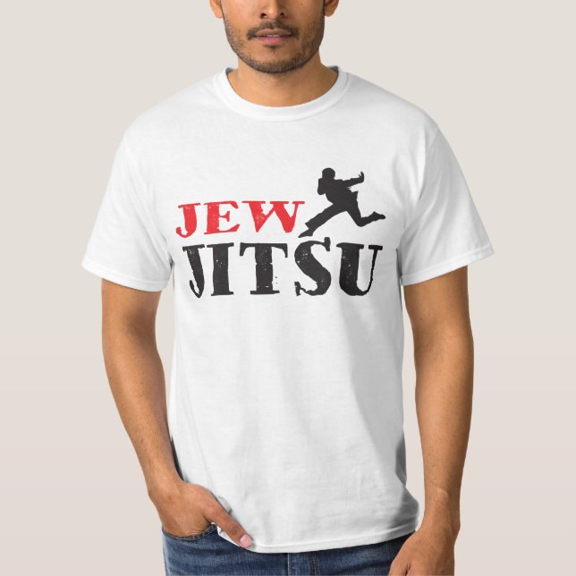 Camiseta Judío Jitsu - humor judío divertido (Anverso)