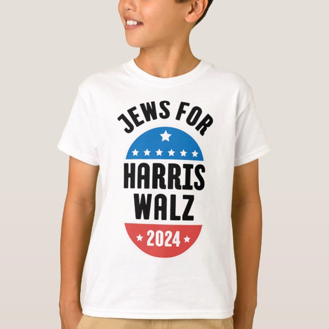 Camiseta Judíos Para Harris Wheimer 2024 (Anverso)