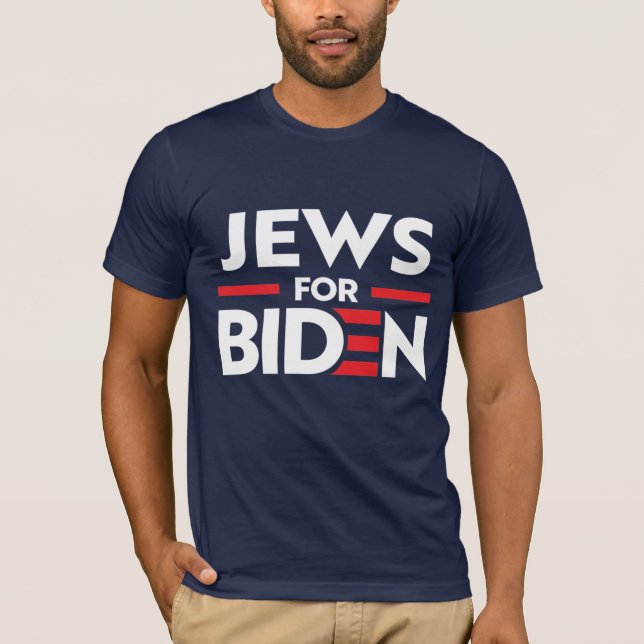 CAMISETA JUDÍOS PARA JOE BIDEN (Anverso)