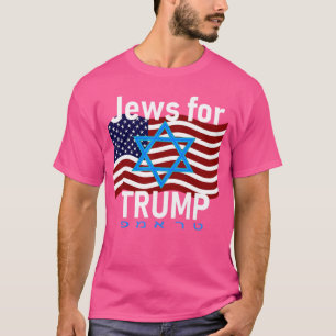 Camiseta Judíos por la bandera estadounidense Estrella de D