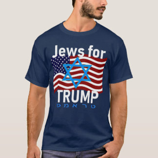Camiseta Judios por la bandera estadounidense Estrella de D