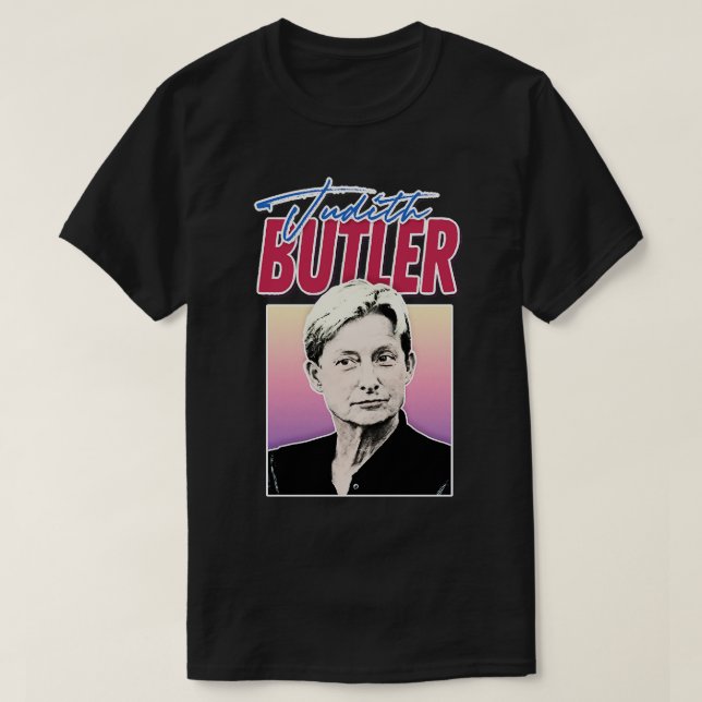Camiseta Judith Butler Feminist Fan Icono Diseño de arte (Diseño del anverso)