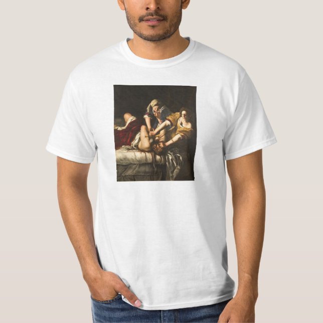 Camiseta Judith Slay Holofernes - Artemisia Gentileschi (Anverso)
