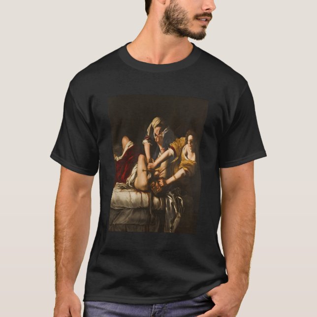 Camiseta Judith Slay Holofernes De Emisia Gentileschi (Anverso)