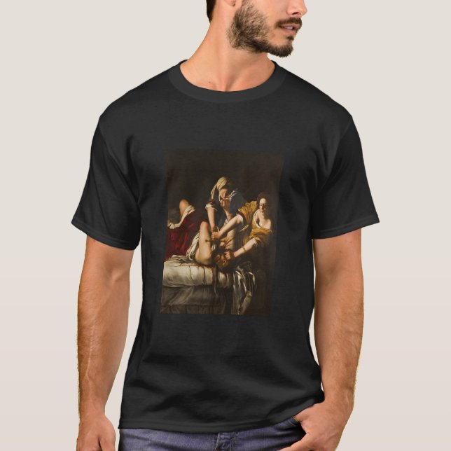 Camiseta Judith Slay Holofernes De Emisia Gentileschi (Anverso)