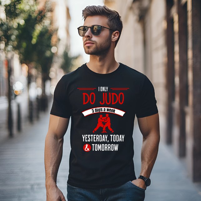 Camiseta Judo 3 días a la semana - Diseño de artes marciale (Subido por el creador)