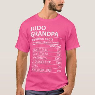 Camiseta Judo Abuelo Nutrición Hechos Graciosos Abuelo Judo