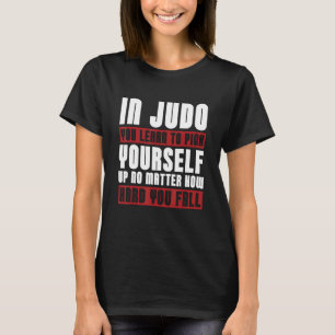 Camiseta Judo aprendes a combatir el deporte Karate Judoka