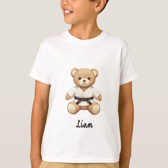 Camiseta Judo Black Belt Teddy – Perfect Gift for Judo (Anverso)