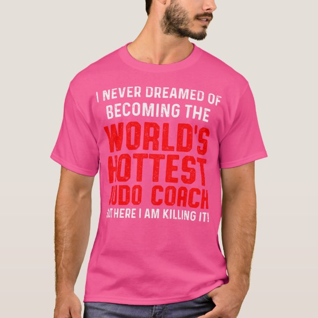 Camiseta Judo Coach Dreamed Player Team Instructor (Anverso)