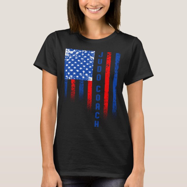 Camiseta Judo Coach Job Player Team Instructor 1 (Anverso)