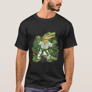 Camiseta Judo Cocodrilo Naturaleza Kickboxing Taekwondo Art