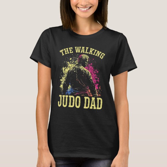 Camiseta Judo Dad Best Daddy Ever Judoka Martial Artist Fat (Anverso)