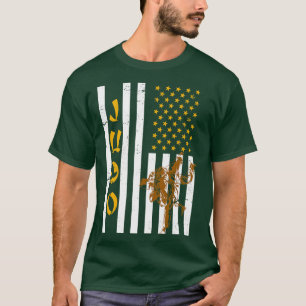 Camiseta Judo de Bandera de Estados Unidos