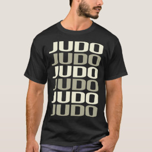 Camiseta Judo de texto blanco