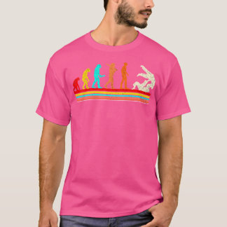 Camiseta Judo divertido de las artes marciales de la evoluc