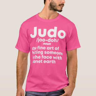 Camiseta Judo El Arte De Golpear A Alguien Con Un Planeta J