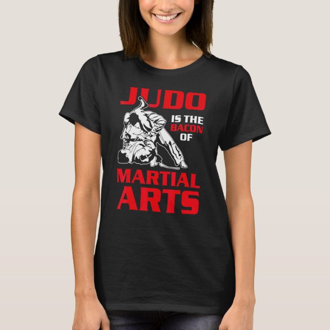 Camiseta Judo Es El Baco De Las Artes Marciales Instrucción (Anverso)