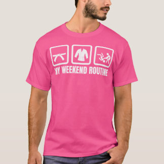 Camiseta Judo Figher Horario de Fin de Semana Judo Enthusia
