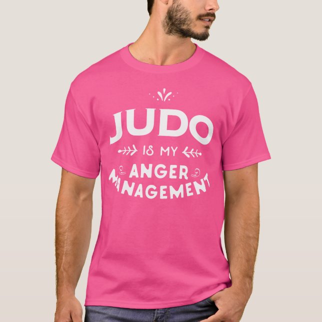 Camiseta Judo Funny Judo es mi gestión de la ira (Anverso)