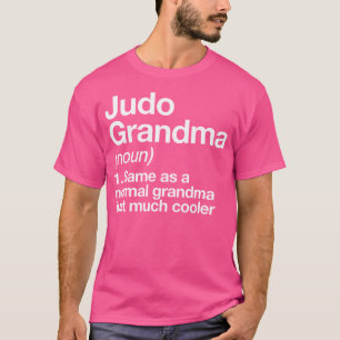 Camiseta Judo Grandma Definition Funny Sports Martial Arts