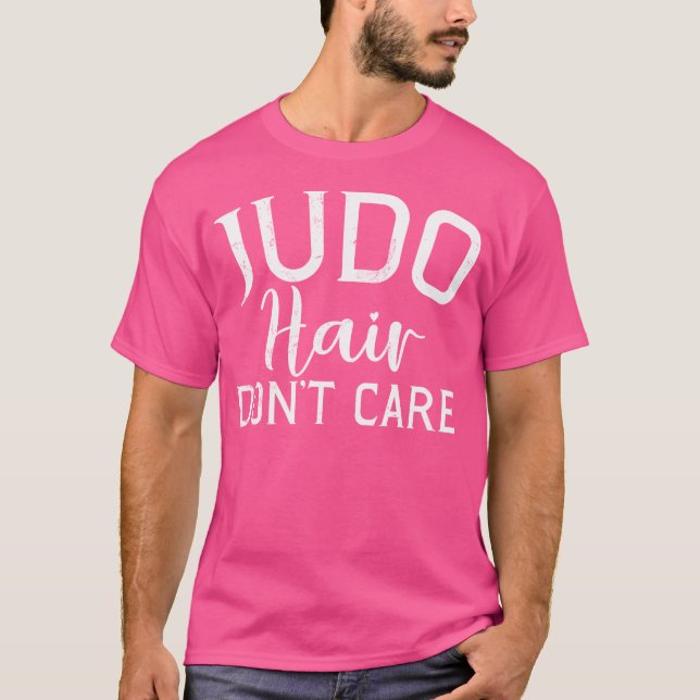 Camiseta Judo Hair no le importa judo (Anverso)
