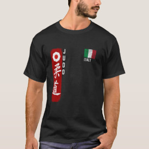 Camiseta Judo Italia Bandera italiana Judoka Dojo arte marc