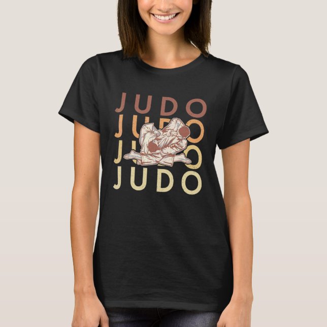 Camiseta Judo Judoken Japan Jiu Jitsu Martial Training Aths (Anverso)