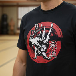 Camiseta Judo Kanji and Rising Sun Throw - Martial Arts 