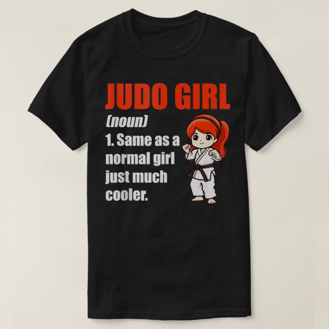 Camiseta Judo Lover Chica Black Belt Martial Arts Expert Gr (Diseño del anverso)