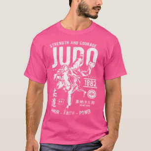 Camiseta Judo Mma Artes Marciales Fuerza Valor Fe Honor