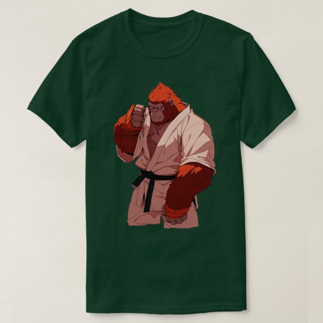 Camiseta Judo Orangutan 2 (Diseño del anverso)