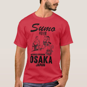 Camiseta Judo Osaka luchador de sumo humorístico japonés S