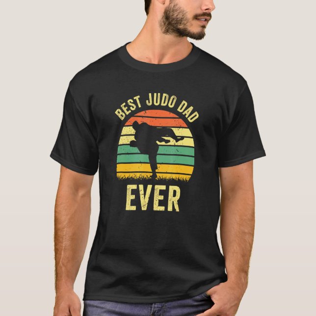 Camiseta Judo papá mejor artista marcial Judoka (Anverso)