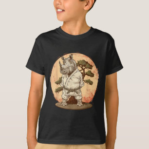 Camiseta Judo Rhino Nature Kickboxing Taekwondo Artes Marci
