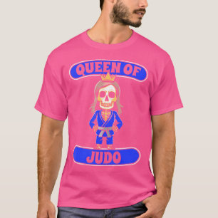 Camiseta Judo Skeleton Judoka Martial Arts Reina de