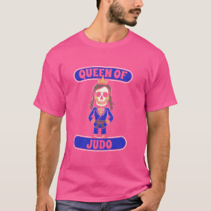 Camiseta Judo Skeleton Judoka Martial Arts - Reina judoista